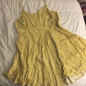 Old Navy Yellow and White Summer Dress